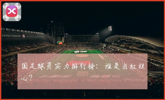 国足球员实力排行榜:谁是当红核心?